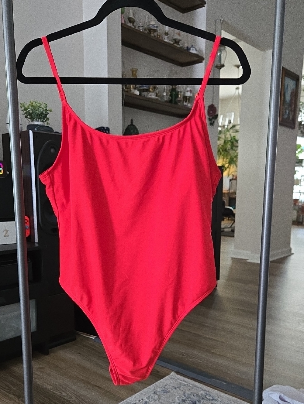wild fable Bright Red One Piece Swimsuit